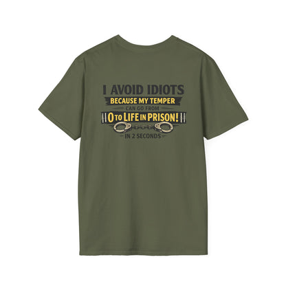 0 to Life in Prison Bicycle Patch Tee