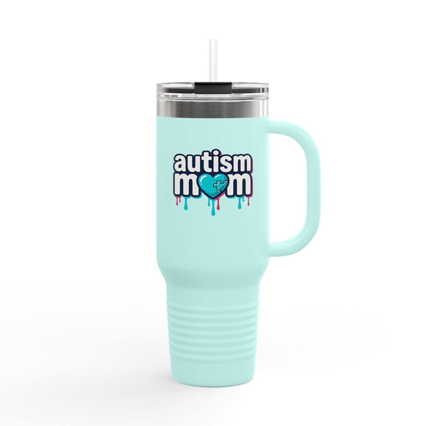 Autism Mom 40oz Insulated Travel Mug