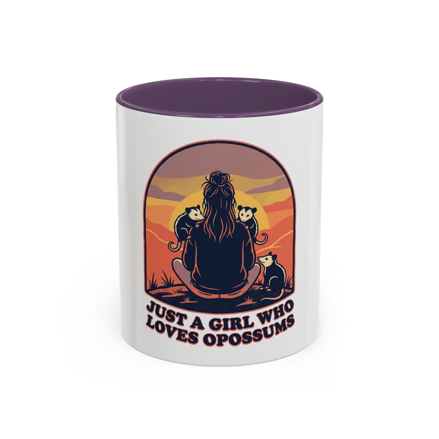 Just a Girl Who Loves Opossums Mug