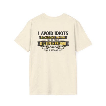 0 to Life in Prison Bicycle Patch Tee