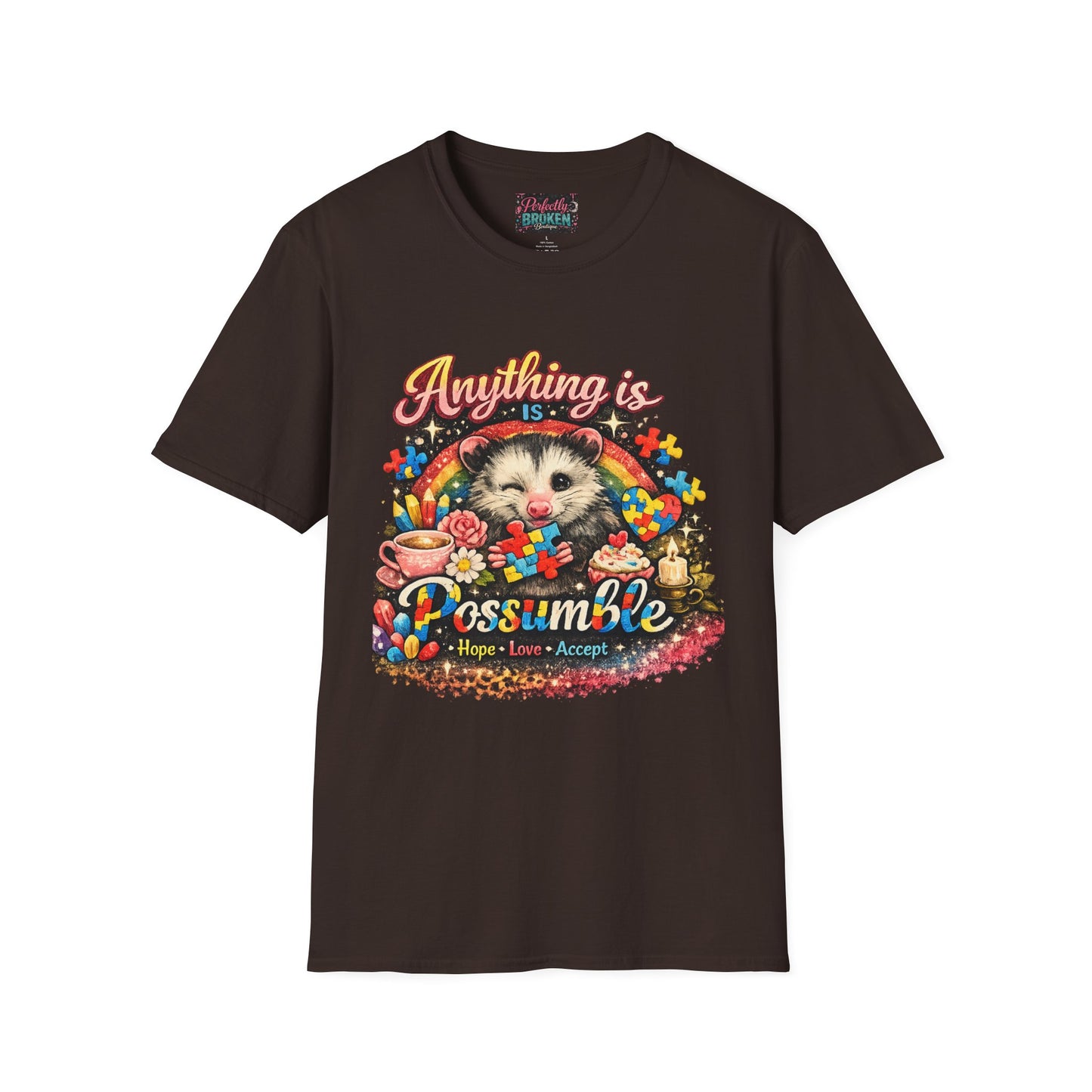 "Anything is Possumble" Graphic Tee
