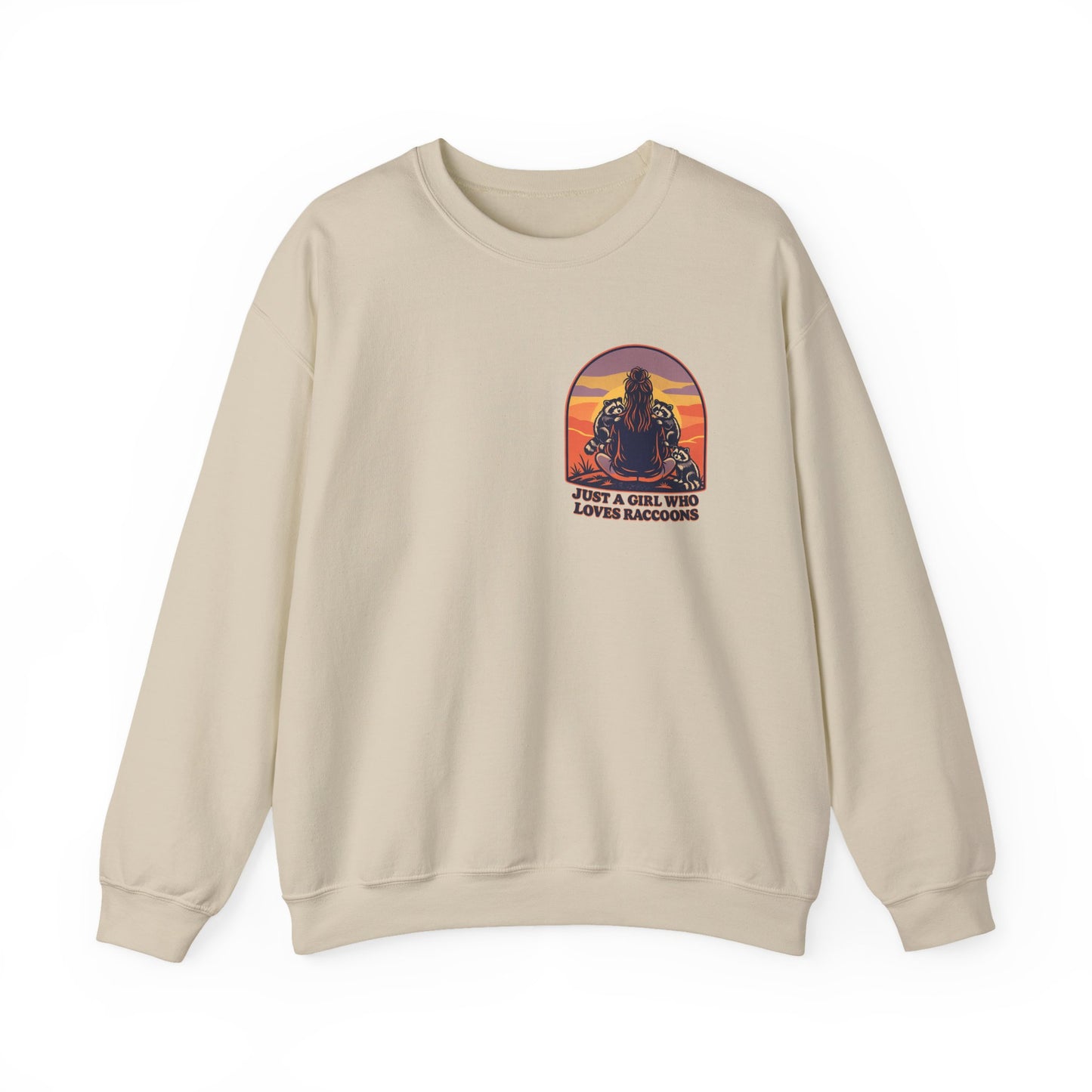 Just a Girl Who Loves Raccoons Sweatshirt