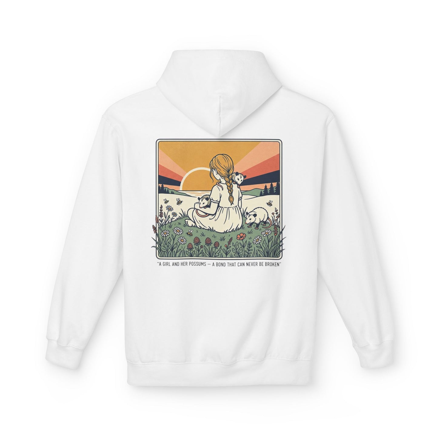 A Girl and her Possums. A Bond that can't be Broken Hoodie