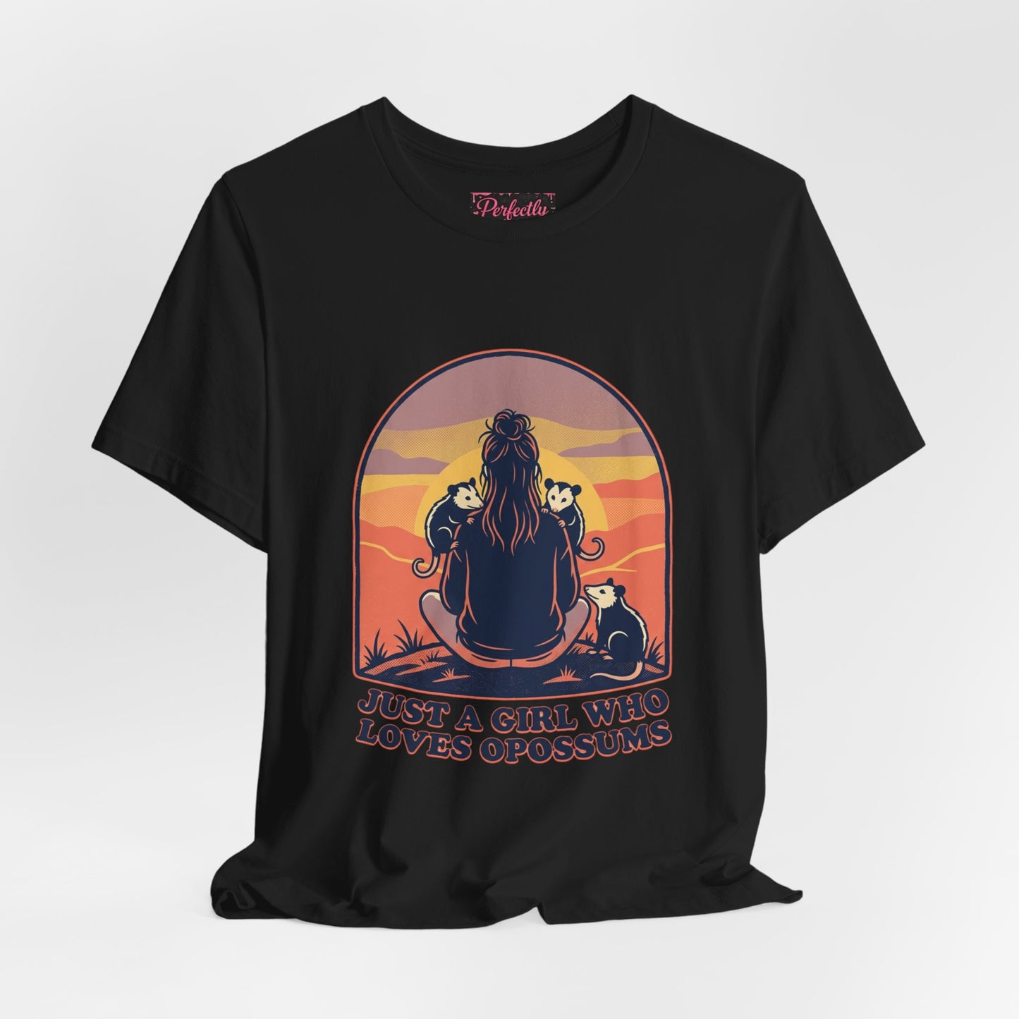 Just a Girl Who Loves Opossums T-Shirt