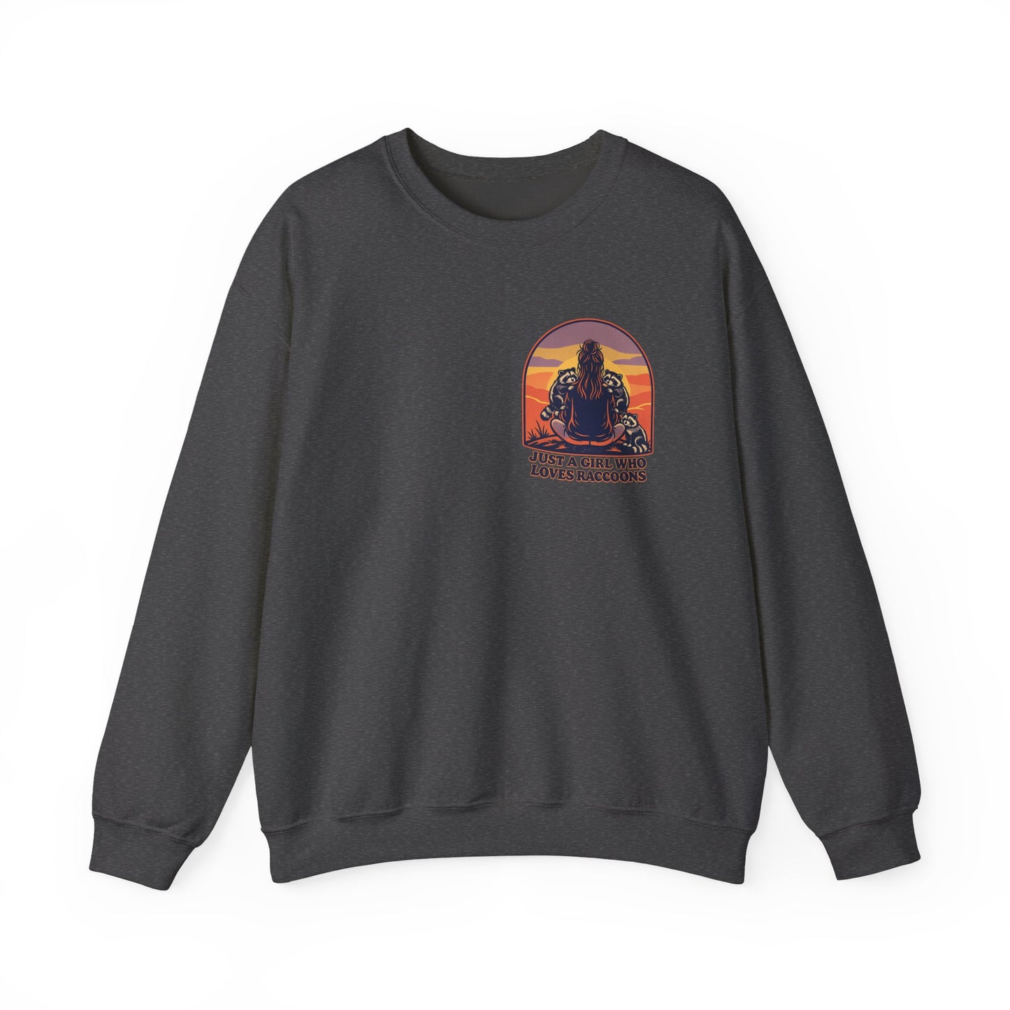 Just a Girl Who Loves Raccoons Sweatshirt