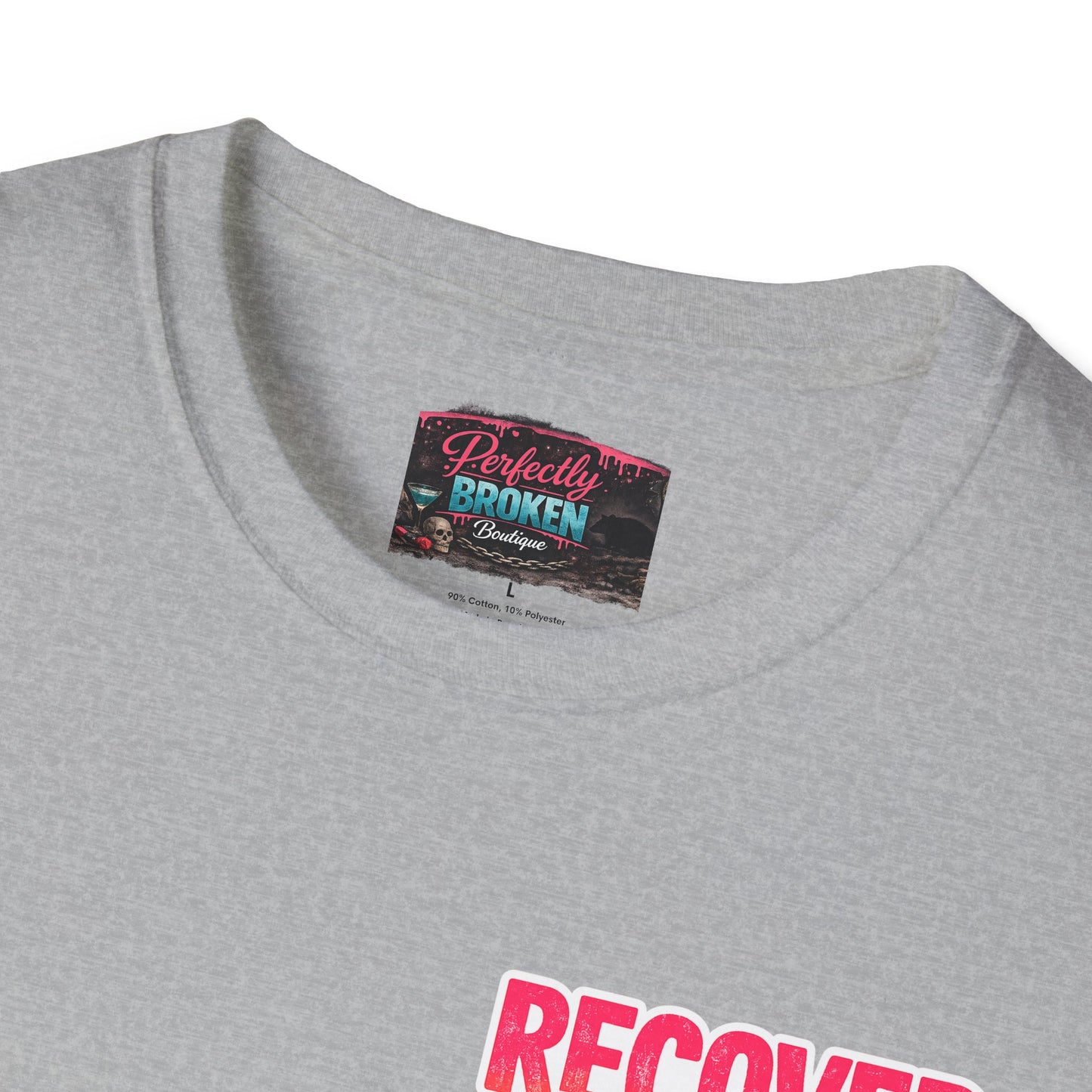 Recover Loudly Script T-Shirt