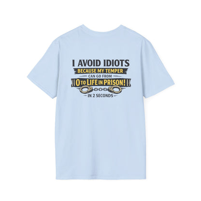 0 to Life in Prison Bicycle Patch Tee