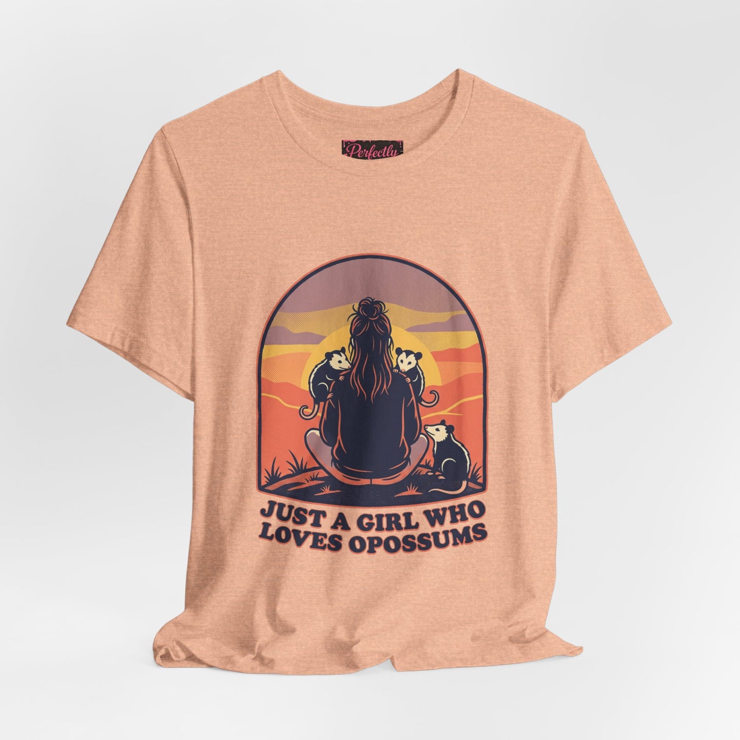 Just a Girl Who Loves Opossums T-Shirt