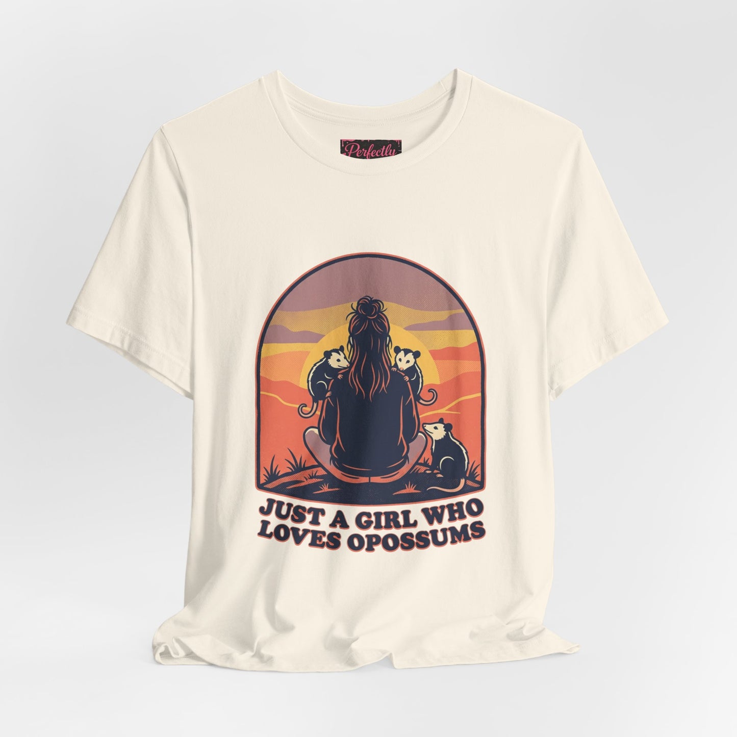 Just a Girl Who Loves Opossums T-Shirt