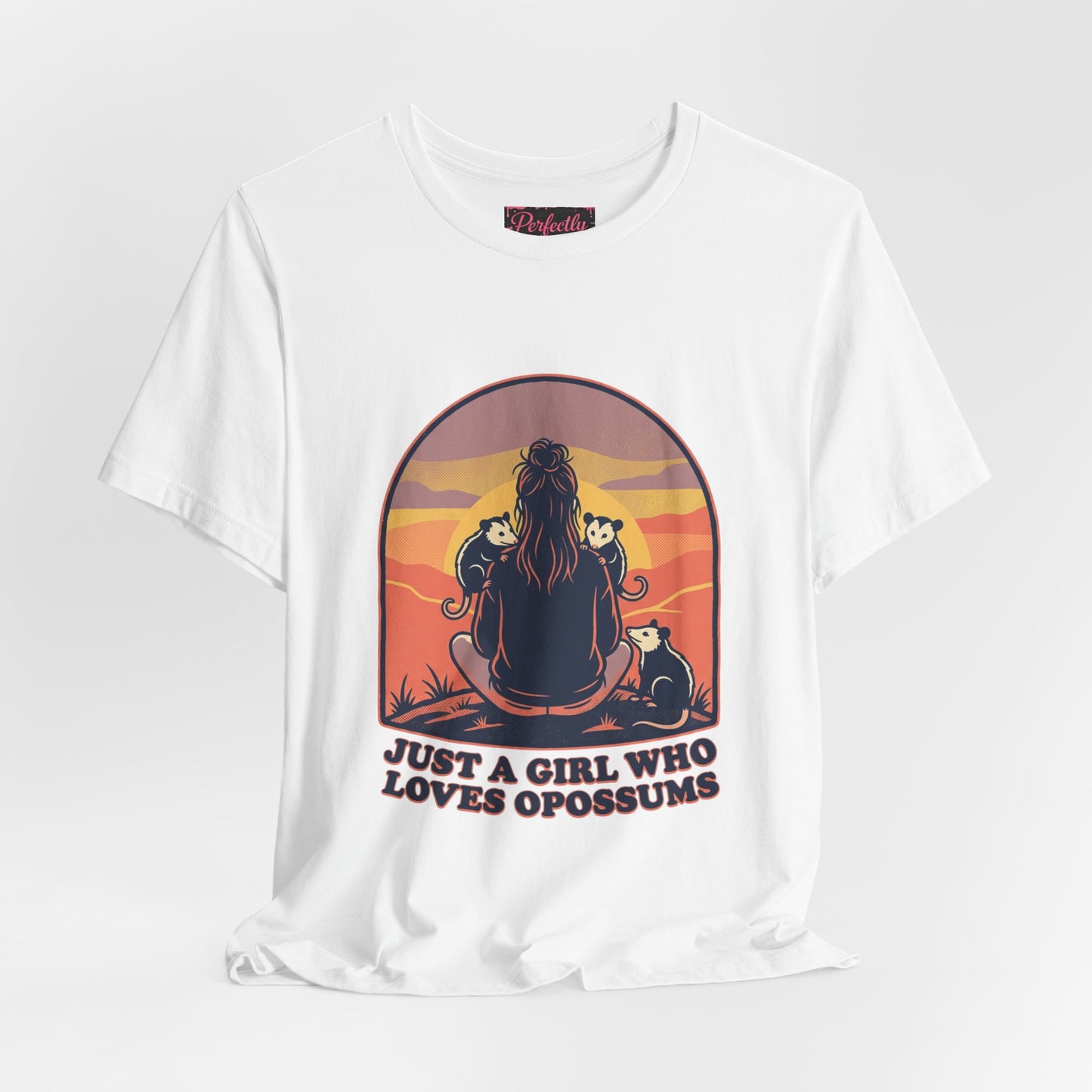 Just a Girl Who Loves Opossums T-Shirt