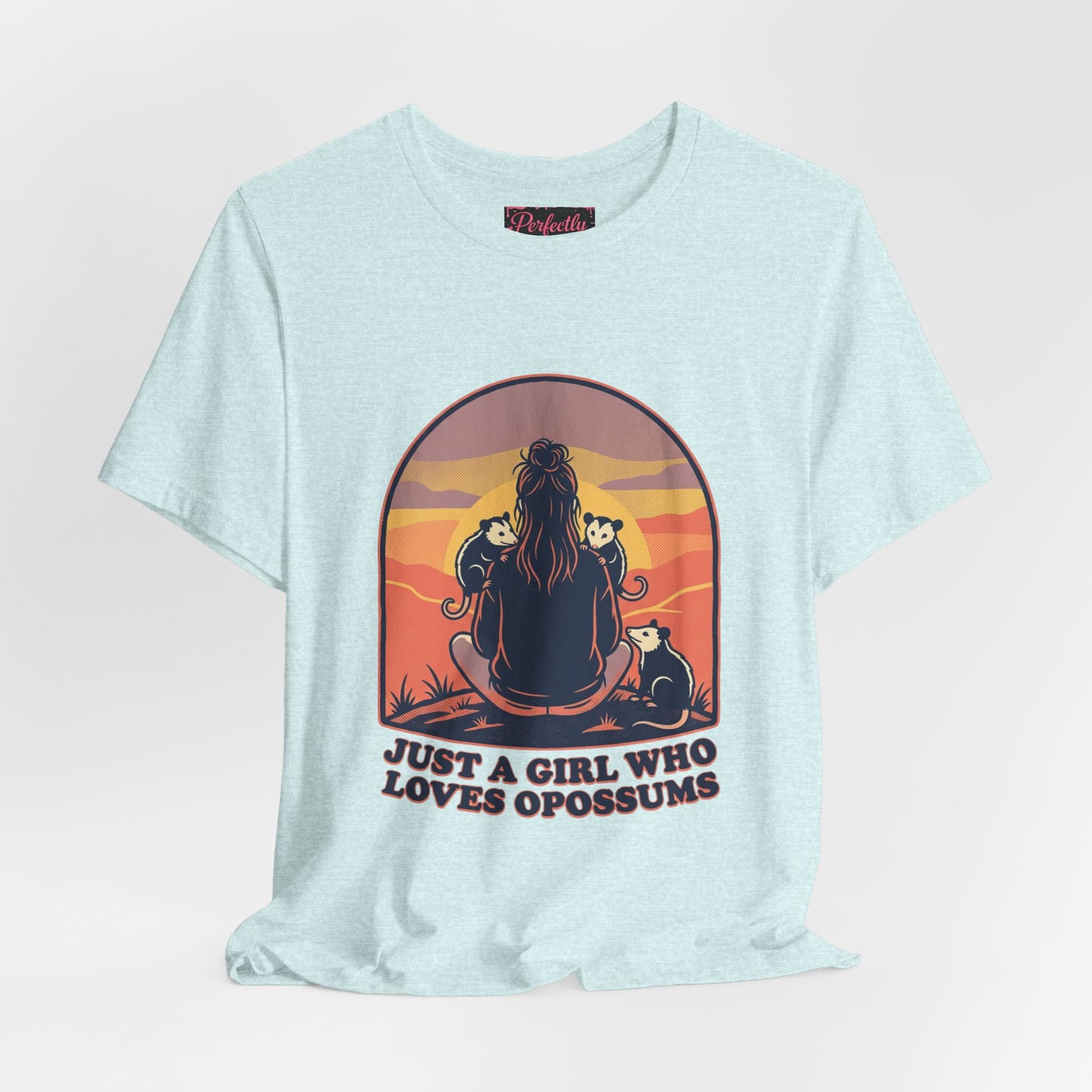 Just a Girl Who Loves Opossums T-Shirt
