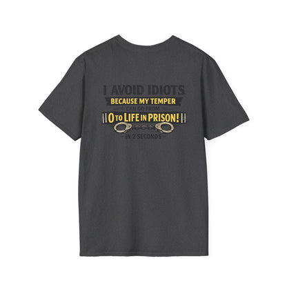 0 to Life in Prison Bicycle Patch Tee