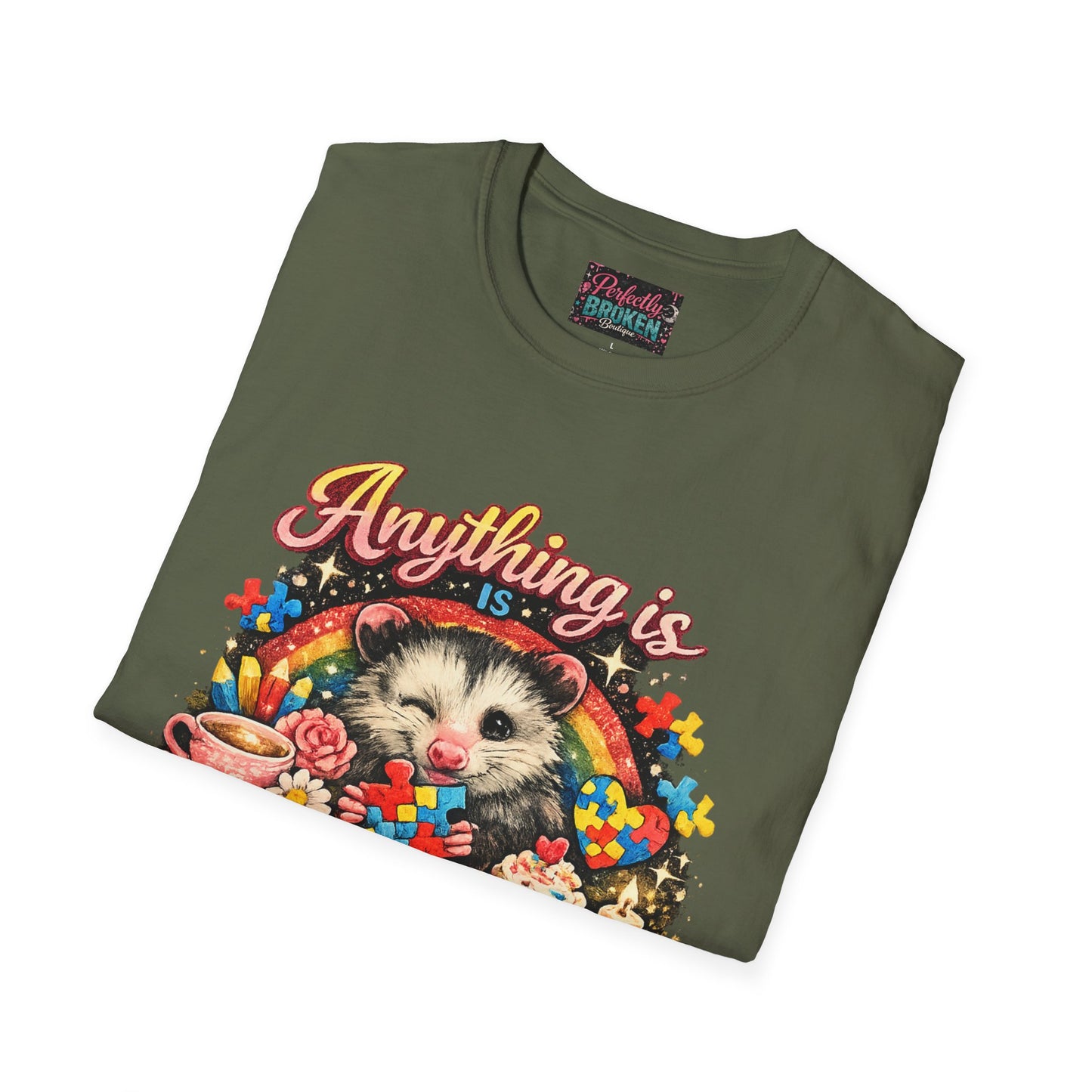 "Anything is Possumble" Graphic Tee