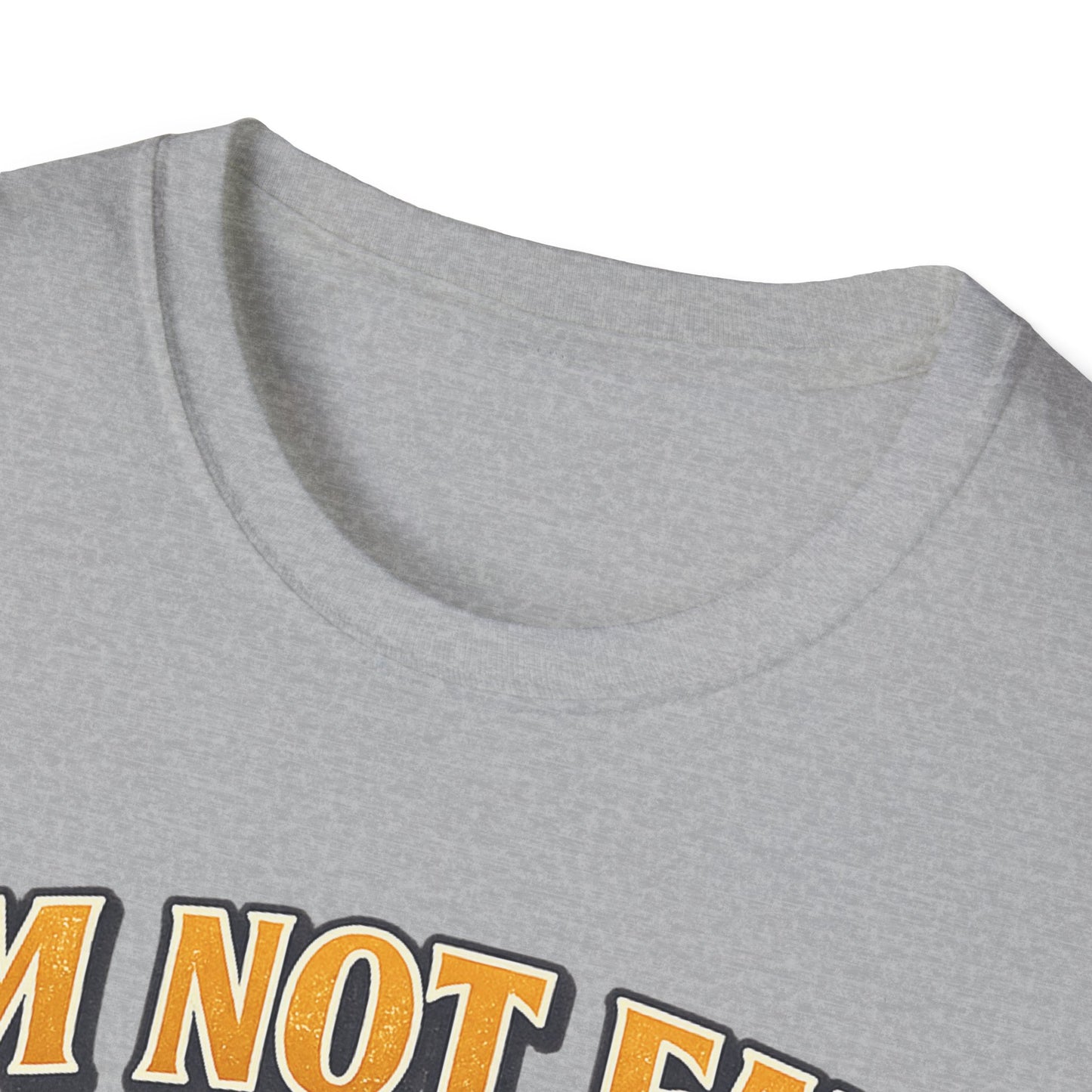 I'm Not Fat Graphic T-Shirt