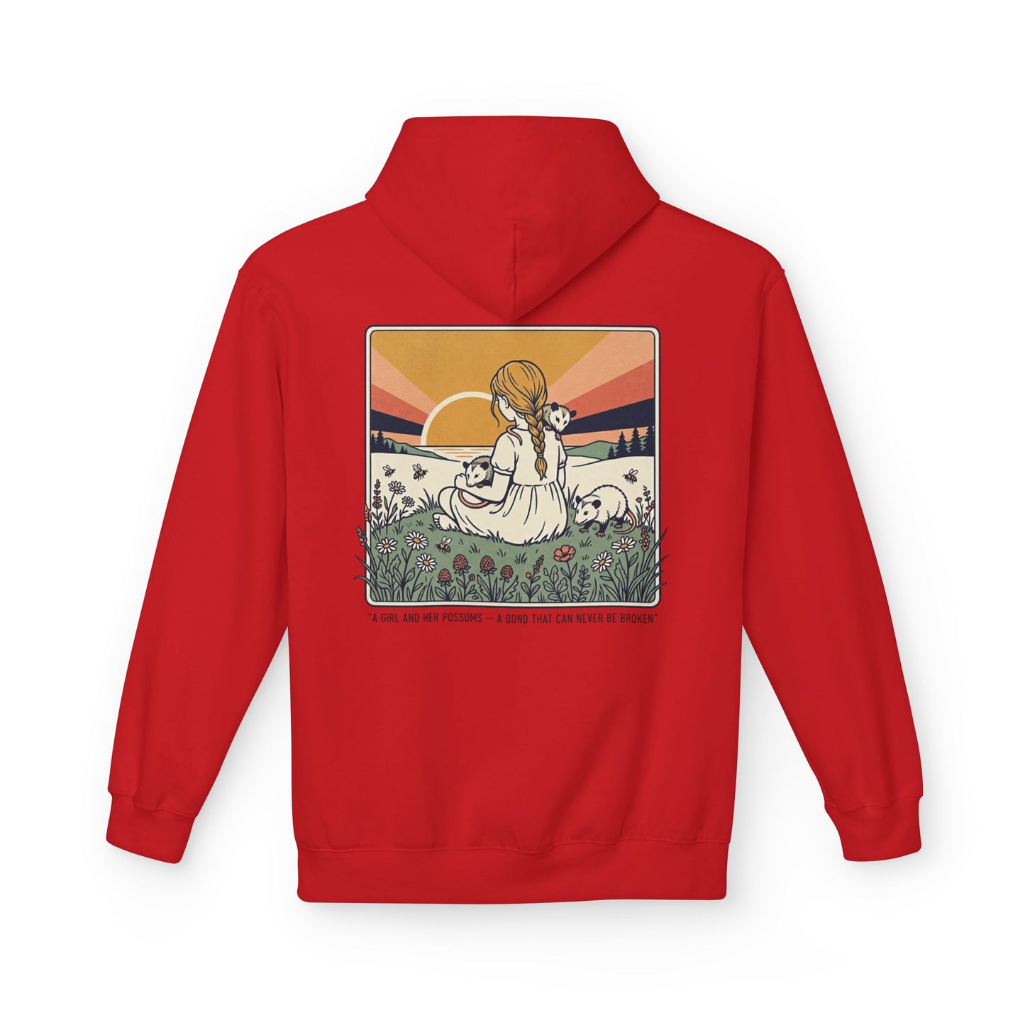A Girl and her Possums. A Bond that can't be Broken Hoodie