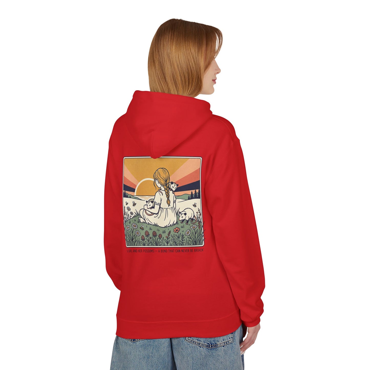 A Girl and her Possums. A Bond that can't be Broken Hoodie