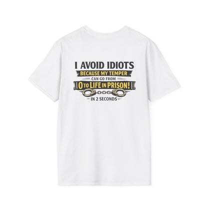 0 to Life in Prison Bicycle Patch Tee
