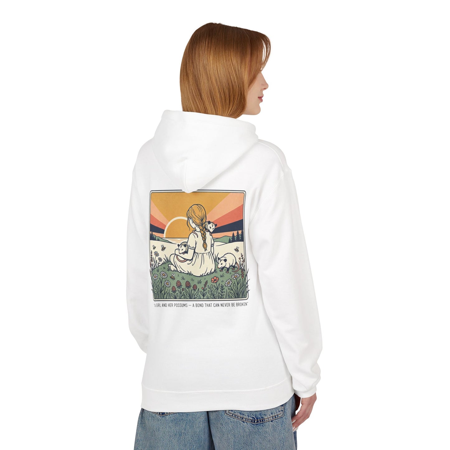A Girl and her Possums. A Bond that can't be Broken Hoodie