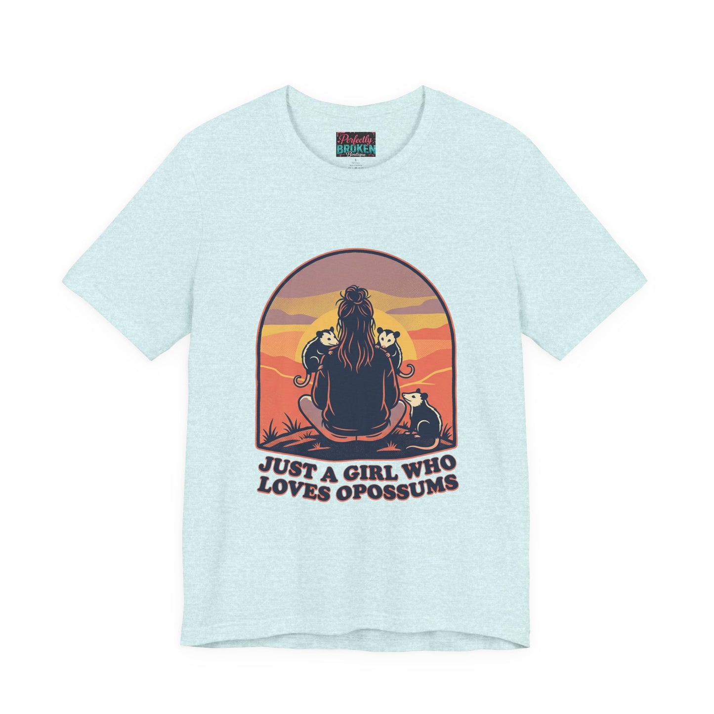 Just a Girl Who Loves Opossums T-Shirt