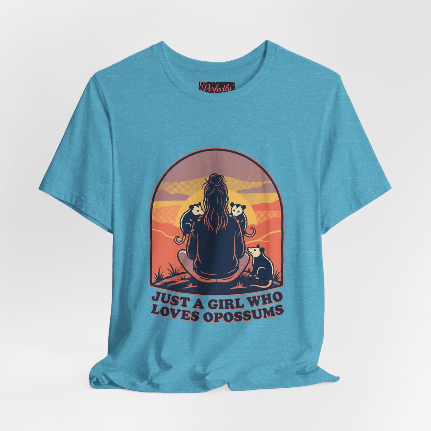 Just a Girl Who Loves Opossums T-Shirt