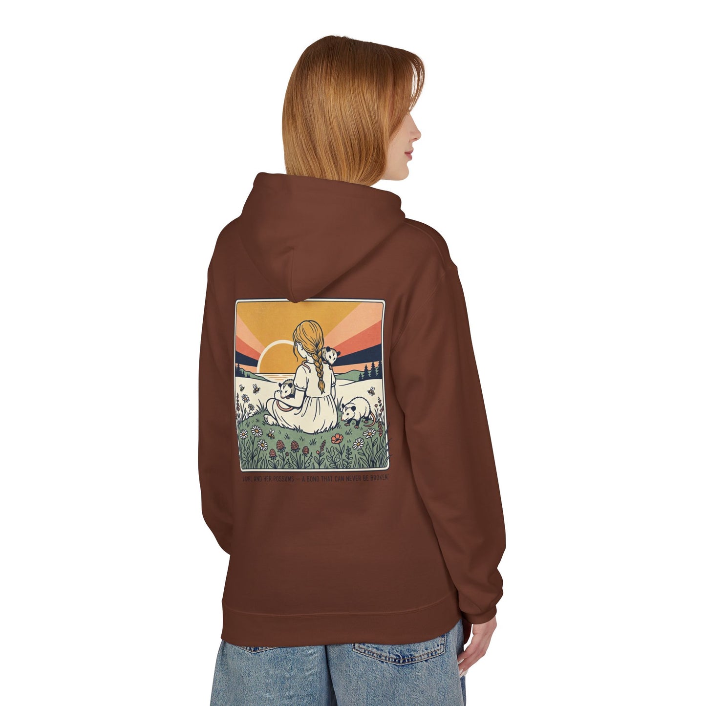 A Girl and her Possums. A Bond that can't be Broken Hoodie