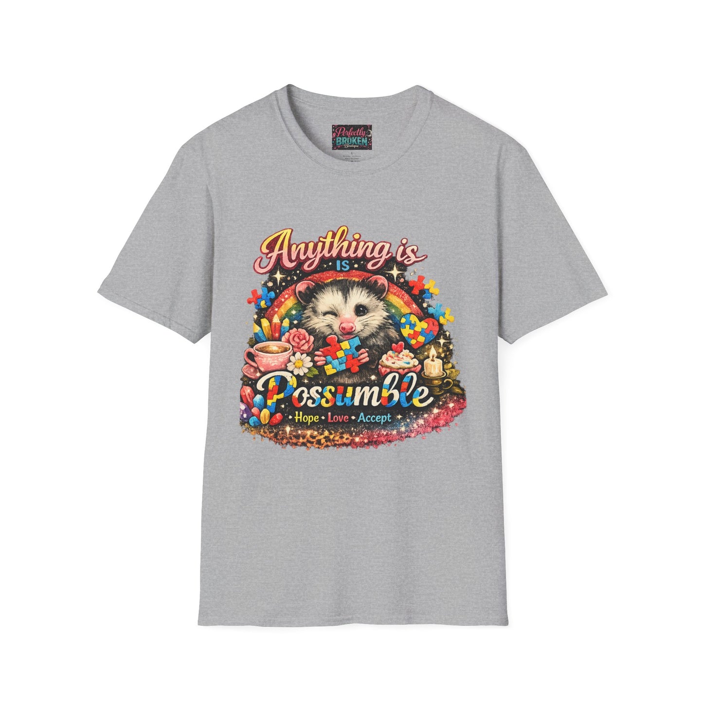 "Anything is Possumble" Graphic Tee